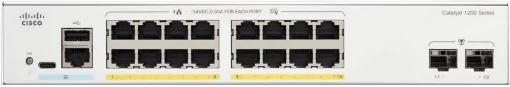 Комутатор Cisco Catalyst 1200 16xGE, PoE, 2x1G SFP