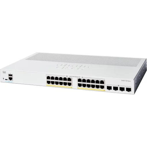 Комутатор Cisco Catalyst 1200 24xGE, PoE, 4x10G SFP+