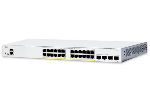 Комутатор Cisco Catalyst 1300 24xGE, 4x1G SFP