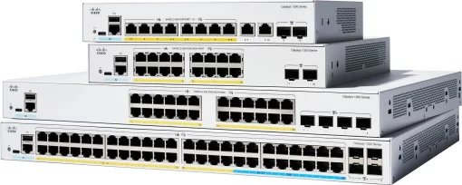 Комутатор Cisco Catalyst 1300 24xGE, 4x1G SFP