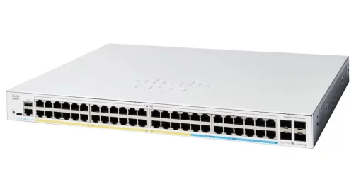 Комутатор Cisco Catalyst 1300 48-port GE, Full PoE, 4x10G SFP+