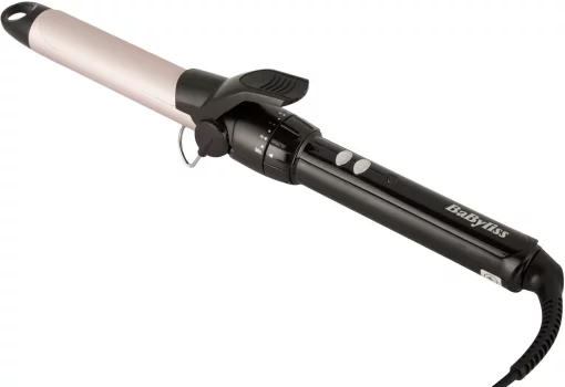 Плойка Babyliss 180 medium, 300Вт, темп.режимів-10, D -25mm, 110-180С, метал, чорний