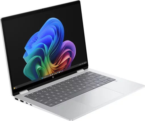 Ноутбук HP OmniBook X Flip x360 14-fm0003ua 14" WUXGA IPS Touch, Intel U7-258V, 32GB, F1024GB, UMA, Win11, сріблястий