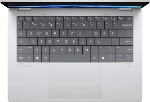 Ноутбук HP OmniBook X Flip x360 14-fm0008ua 14" WUXGA IPS Touch, Intel U5-226V, 16GB, F512GB, UMA, Win11, сріблястий