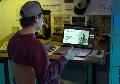 Ноутбук HP OmniBook X Flip x360 16-ar0004ua 16" WUXGA IPS Touch, AMD AI 5 340, 16GB, F512GB, UMA, Win11, сірий