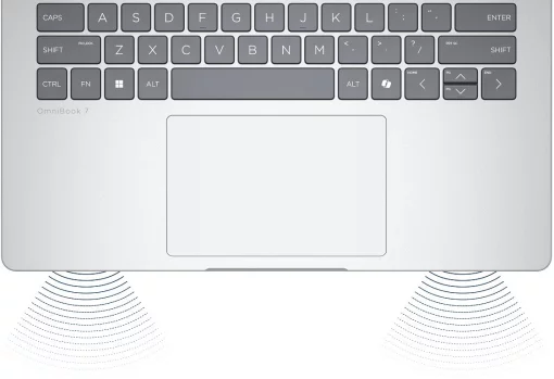 Ноутбук HP OmniBook 7 14-fs0001ua 14" WUXGA IPS AG, Intel 5-220H, 24GB, F1024GB, UMA, Win11, сріблястий