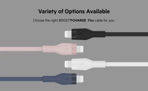 Кабель USB-A > Lightning заряджання/синхронізації Belkin 1м, силіконовий з кліпсою, білий