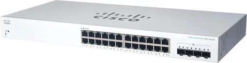 Комутатор Cisco CBS220 24xGE, 4x10G SFP+, Smart