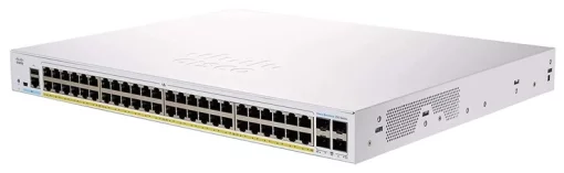 Комутатор Cisco CBS220 48хGE, PoE, 4x1G SFP, Smart