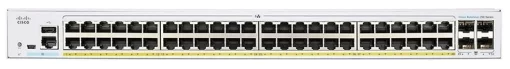 Комутатор Cisco CBS220 48хGE, PoE, 4x1G SFP, Smart