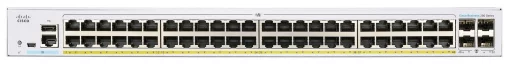 Комутатор Cisco CBS250 48xGE, PoE, 4x10G SFP+, Smart