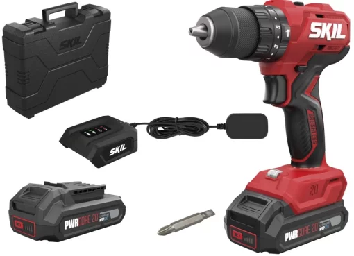 Шурупокрут-дриль ударний акумуляторний SKIL 3021 HB 20В 2х2А·год 55Нм 450·1700об/хв 0.83кг кейс