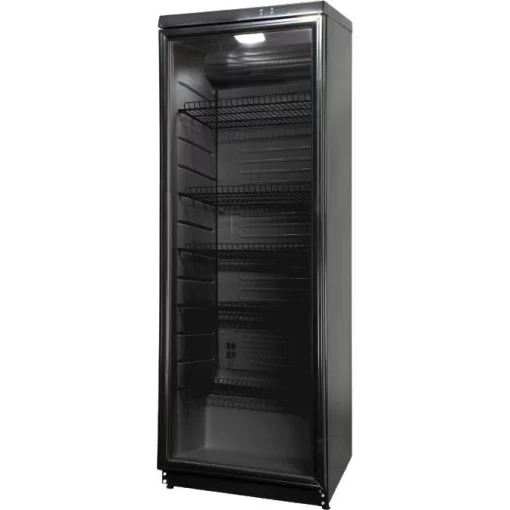 Холодильна вітрина Snaige, 173x60х60, 350л, полок - 5, зон - 1, бут-154, 1дв., ST, чорний