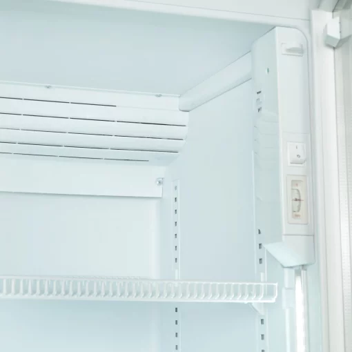 Холодильна вітрина Snaige, 202.5x60х73, 455л, полок - 5, зон - 1, бут-252, 1дв., ST, банер, білий