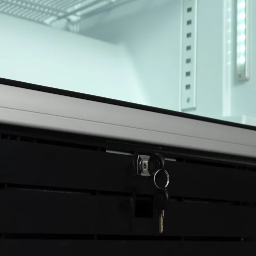 Холодильна вітрина Snaige, 202.5x60х73, 455л, полок - 5, зон - 1, бут-252, 1дв., ST, банер, білий