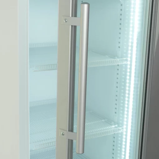 Холодильна вітрина Snaige, 202.5x60х73, 455л, полок - 5, зон - 1, бут-252, 1дв., ST, банер, білий