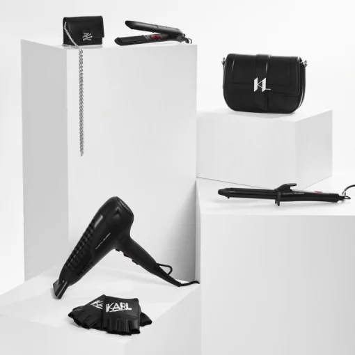 Плойка Rowenta x Karl Lagerfeld Curling Tong, 47Вт, D -25mm, >200С, кераміка, турмалін, чорний