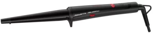 Плойка Rowenta x Karl Lagerfeld Conical Curler, конусна, 40Вт, 120-200С, турмалін, чорний