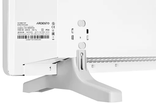 Конвектор ARDESTO, 15м2, 1500Вт, мех. упр-ння, закр. нагрів. елемент, IP24, білий
