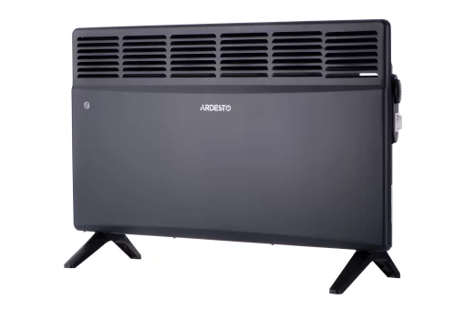 Конвектор електричний ARDESTO CH-2000MCA, 2000 Вт, 20 м2, закритий нагрів. елемент, IP24, мех. керування, антрацит матовий