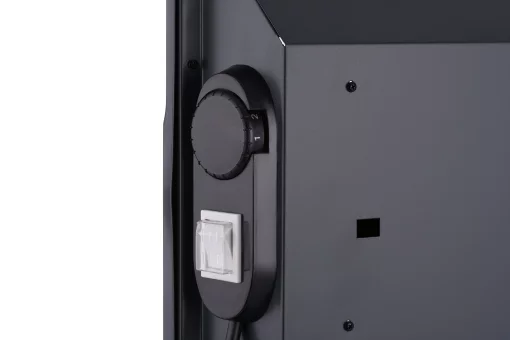 Конвектор електричний ARDESTO CH-2000MCA, 2000 Вт, 20 м2, закритий нагрів. елемент, IP24, мех. керування, антрацит матовий