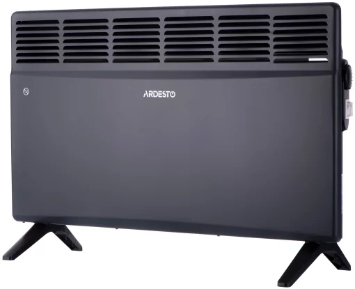 Конвектор електричний ARDESTO CH-2000MCA, 2000 Вт, 20 м2, закритий нагрів. елемент, IP24, мех. керування, антрацит матовий