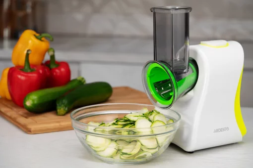 Мультирізка Ardesto, 200Вт, 4 насадки, корпус-пластик, білий