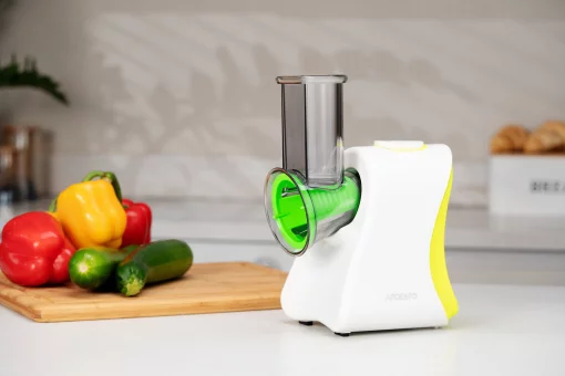 Мультирізка Ardesto, 200Вт, 4 насадки, корпус-пластик, білий