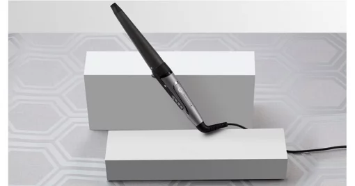 Плойка Remington ProLuxe, конусна, темп.режимів-9, D-19-32mm, 130-210С, кераміка, сріблястий