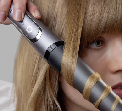 Плойка Remington ProLuxe, конусна, темп.режимів-9, D-19-32mm, 130-210С, кераміка, сріблястий