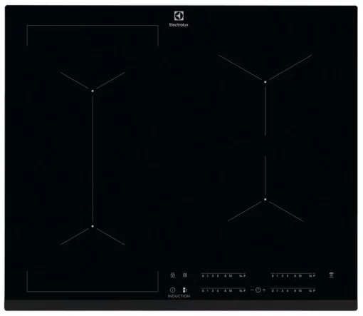Варильна поверхня Electrolux індукційна, 60см, розширена зона, Hob2Hood, чорний