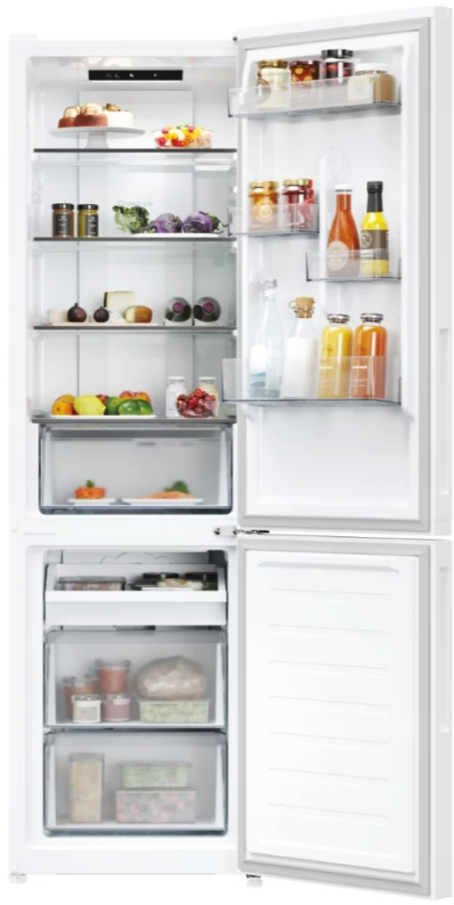 Холодильник Candy з нижн. мороз., 182.5x54.5х60, холод.відд.-197л, мороз.відд.-82л, 2дв., А+, NF, білий