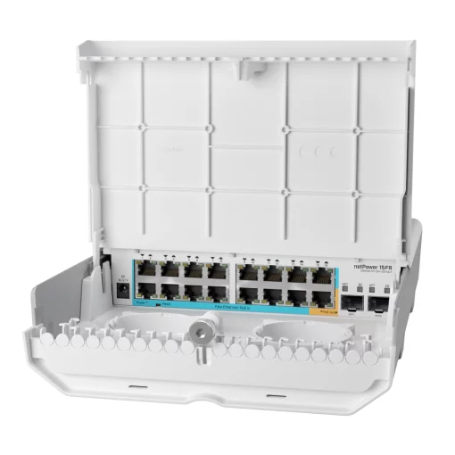 Комутатор MikroTik Cloud Router Switch netPower 15FR CRS318-1FI-15FR-2S-OUT