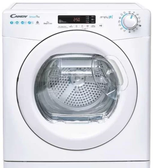Сушильна машина Candy тепловий насос, 7кг, A+, 46,5см, дисплей, Wi-Fi + Bluetooth, білий