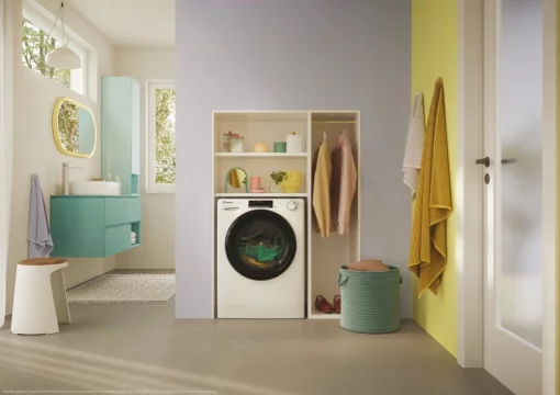 Прально-сушильна машина Candy фронтальна, 6(4)кг, 1400, A, 45.4см, дисплей, пара, інвертор, білий