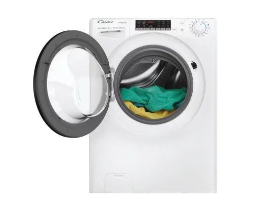 Прально-сушильна машина Candy фронтальна, 6(4)кг, 1400, A, 45.4см, дисплей, пара, інвертор, білий