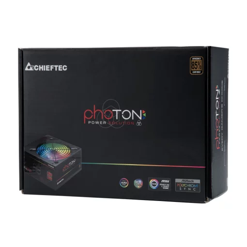 Блок живлення CHIEFTEC Photon  (750W), >85%, 120мм, 1xMB 24pin(20+4), 1xCPU 8pin(4+4), 4xMolex, 6xSATA, 4xPCIe 8pin(6+2), Modular
