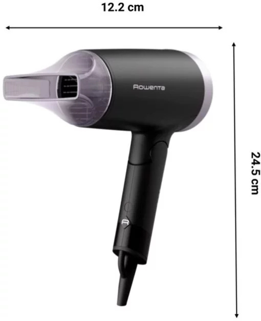 Фен Rowenta Express Style дорожній, 1600Вт, 2 режими, складна ручка, чорний
