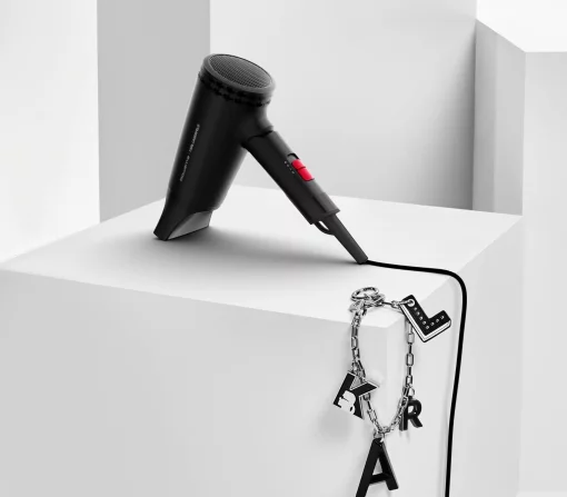 Фен Rowenta Karl Lagerfeld Express Style дорожній, 1600Вт, 2 режими, хол. обдув, складна ручка, чорний