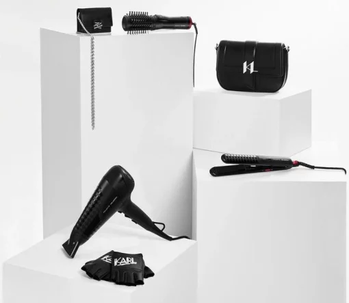 Фен Rowenta Studio Dry x Karl Lagerfeld, 2100Вт, 3 режими, хол. обдув, чорний