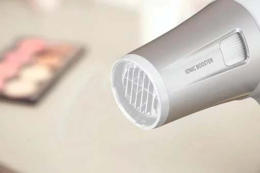 Фен Rowenta Powerline, 2400Вт, 3 режими, дифузор, іоніз-я, хол. обдув, біло-сірий