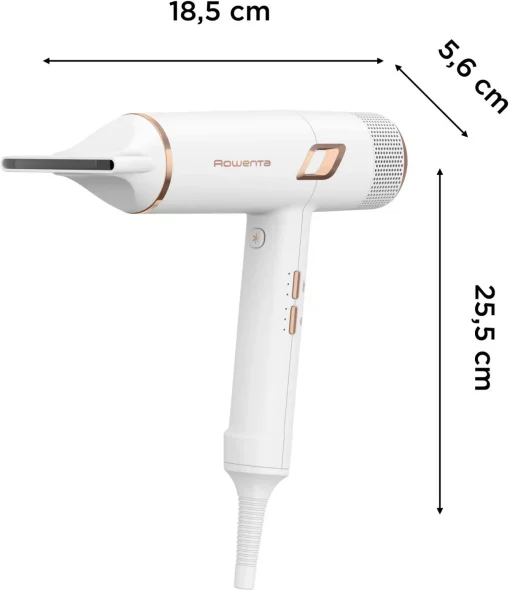 Фен Rowenta Maesteria Ultimate Experience, 2000Вт, 3 режими, дифузор, іоніз-я, хол. обдув, білий