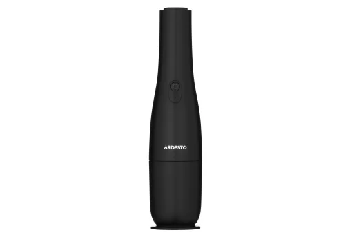 Пилосос Ardesto автомобільний, 10Вт, конт пил -0.15л, автон. робота до 12хв, HEPA, Вертикальне зберігання, чорний