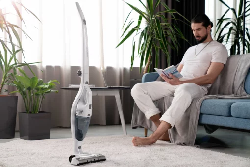 Пилосос Ardesto безпровідний, 29Вт, конт пил -0.5л, автон. робота до 35хв, HEPA, турбощітка з LED, білий