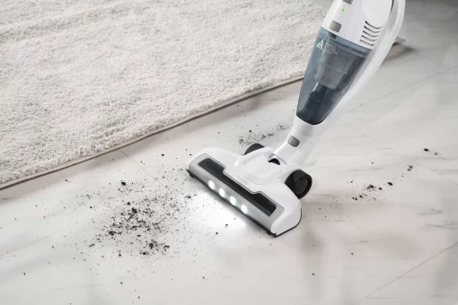 Пилосос Ardesto безпровідний, 29Вт, конт пил -0.5л, автон. робота до 35хв, HEPA, турбощітка з LED, білий