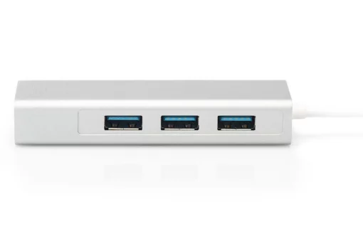Концентратор DIGITUS USB-C - USB 3.0 3 Port Hub + Gigabit Ethernet