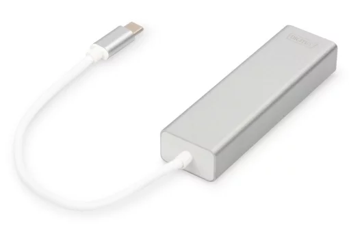 Концентратор DIGITUS USB-C - USB 3.0 3 Port Hub + Gigabit Ethernet