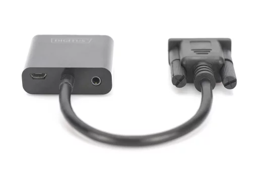 Адаптер DIGITUS VGA > HDMI (M/F), Full HD