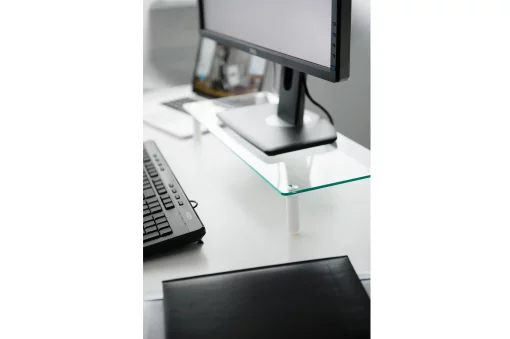 Підставка для монітора DIGITUS Universal glass monitor riser, до 20кг
