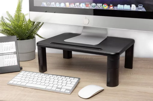 Підставка для монітора DIGITUS Ergonomic Monitor Riser, до 10кг, чорна